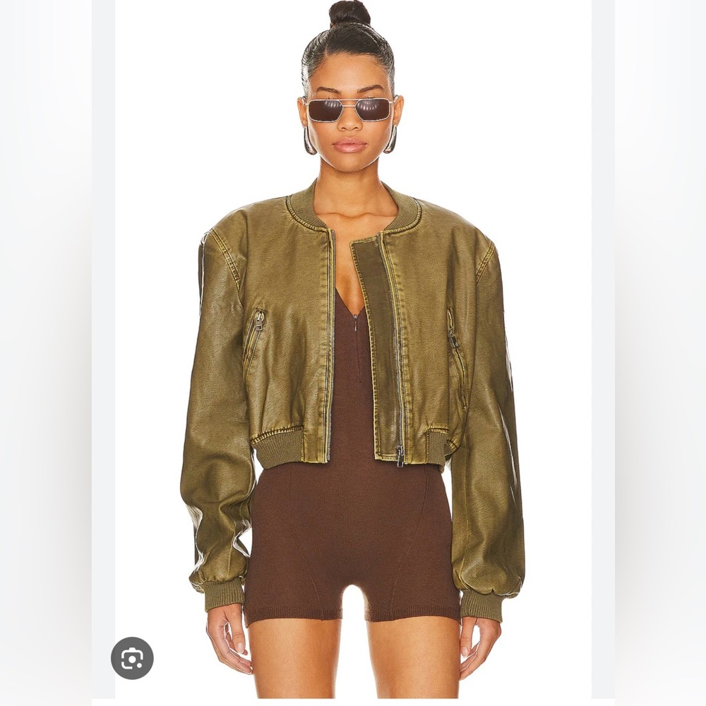 Lioness Allure Green Bomber Jacket